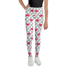 Load image into Gallery viewer, Lipstick Youth Leggings