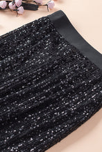 Load image into Gallery viewer, Sequin High Waist Skirt