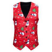Load image into Gallery viewer, Christmas Vest Men Casual Christmas Eve Party Suit Vest