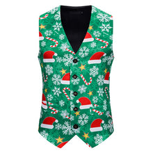 Load image into Gallery viewer, Christmas Vest Men Casual Christmas Eve Party Suit Vest