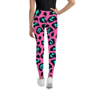 Pink Leopard Youth Leggings