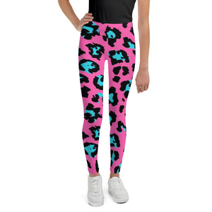 Pink Leopard Youth Leggings