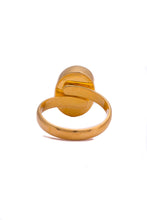 Load image into Gallery viewer, Immortal Green Sunset Gold Vermeil Butterfly Ring