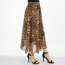Load image into Gallery viewer, Wild Animal Print Flare Midi Skirt