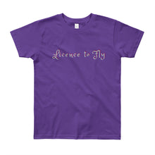 Load image into Gallery viewer, Licence to Fly- Relaxed Fit Tee (8 yrs- 12yrs)